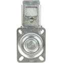 LAG Braked Swivel Castor, 200 kg Load Capacity, 100 mm Polyurethane Wheel, Galvanised Steel Frame, Nylon Hub 19878 FR