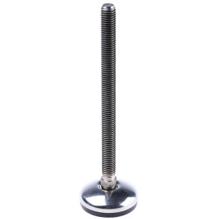 Nu-Tech Engineering M12 50 mm Diameter Stainless Steel Adjustable Foot, 350 kg Static Load Capacity, 3.5° Tilt Angle A105/008