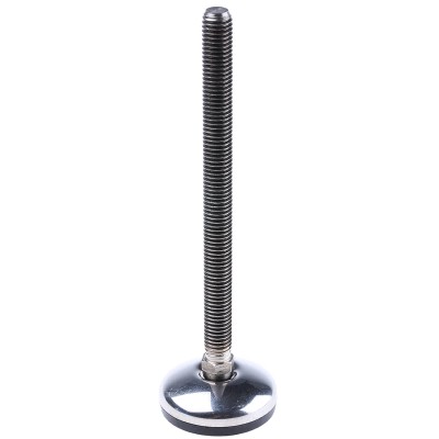 Nu-Tech Engineering M12 50 mm Diameter Stainless Steel Adjustable Foot, 350 kg Static Load Capacity, 3.5° Tilt Angle A105/008