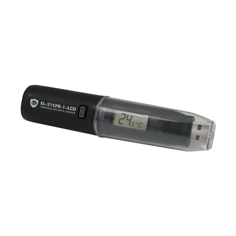 Lascar Temperature Data Logger USB Interface LCD Display ±0.5°C Accuracy IP67 EL-21CFR-1-LCD