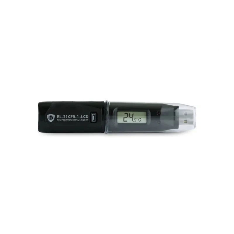 Lascar Temperature Data Logger USB Interface LCD Display ±0.5°C Accuracy IP67 EL-21CFR-1-LCD