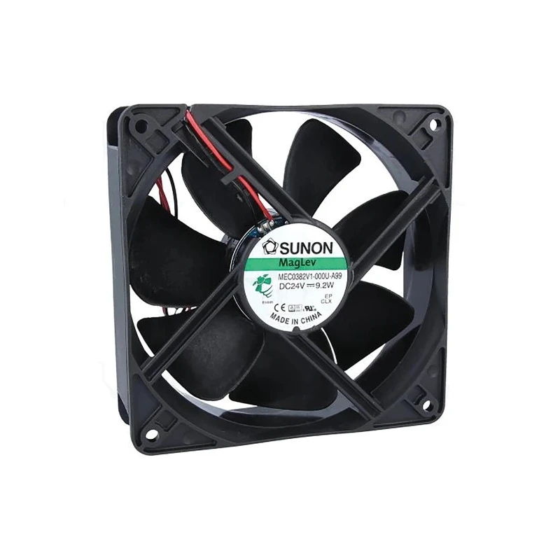 Sunon ME Series Axial Fan 24V DC 9.2W 383mA 234.5m³/h 3100rpm 120mm x 120mm x 38mm MEC0382V1-000U-A99