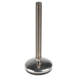 Nu-Tech Engineering M20 100 mm Diameter Stainless Steel Adjustable Foot 1000 kg Static Load Capacity 3.5 ° Tilt A105/034