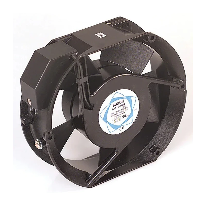 Sunon Axial Fan 115V AC 39W Ball Bearing Circular Frame 171.5 mm Width A1175-HBT.T.GN