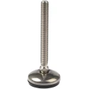 Nu-Tech Engineering Stainless Steel Adjustable Foot M12 Thread, 50 mm Base Diameter, 350 kg Static Load Capacity A105/006