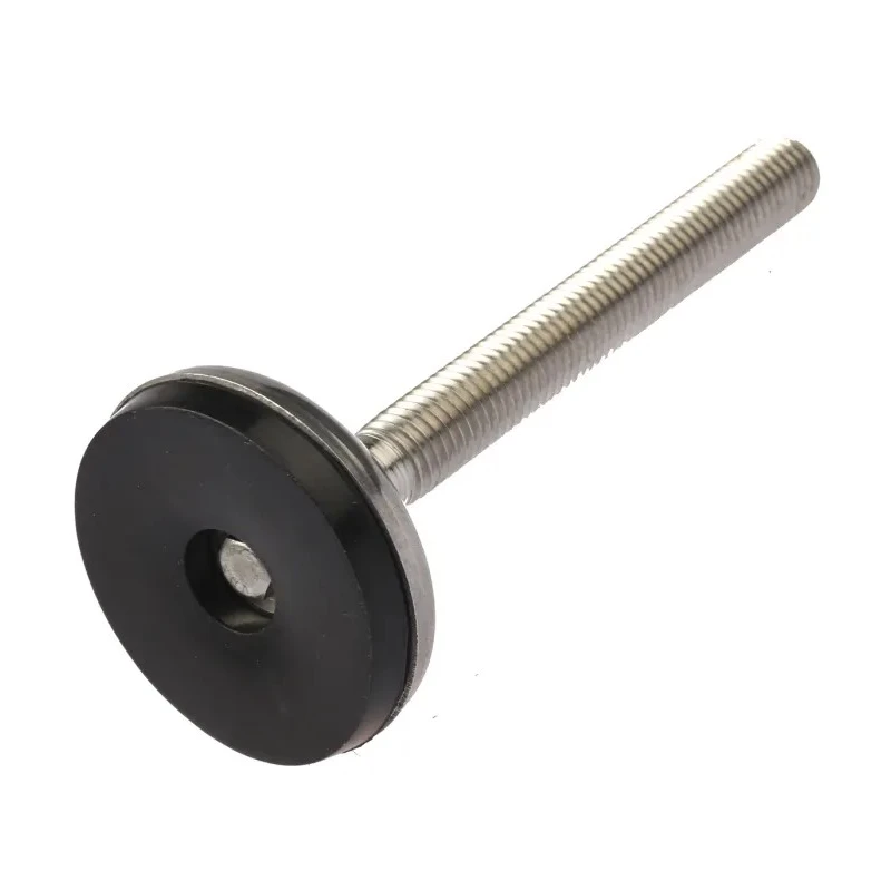Nu-Tech Engineering Stainless Steel Adjustable Foot M12 Thread, 50 mm Base Diameter, 350 kg Static Load Capacity A105/006