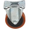 LAG Fixed Castor, 700 kg Load Capacity, 150 mm Polyurethane Wheel, Galvanised Steel Frame, Cast Iron Hub, Ball 23942