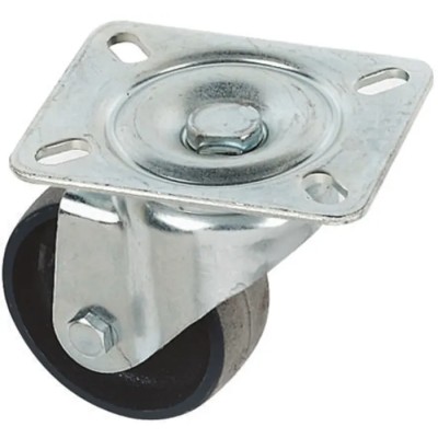 LAG Heavy Duty Swivel Castor with 850 kg Capacity, 200 mm Cast Iron Wheel, Galvanised Steel Frame 1075