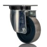 LAG Heavy Duty Swivel Castor with 450 kg Load Capacity, 100 mm Cast Iron Wheel, Galvanised Steel Frame 1070