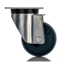 LAG Heavy Duty Swivel Castor with 450 kg Load Capacity, 100 mm Cast Iron Wheel, Galvanised Steel Frame 1070