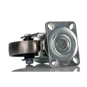 LAG Heavy Duty Swivel Castor with 450 kg Load Capacity, 100 mm Cast Iron Wheel, Galvanised Steel Frame 1070