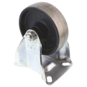 LAG Heavy Duty Fixed Castor with Cast Iron Wheel 450 kg Capacity, 100 mm Diameter 1090