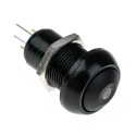 APEM IP Series Illuminated Miniature Push Button Switch, Latching, Panel Mount, 13.6 mm Cutout, SPST, Green LED IPR1SAD2LOG