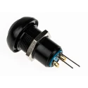 APEM IP Series Illuminated Miniature Push Button Switch, Latching, Panel Mount, 13.6 mm Cutout, SPST, Red LED IPR1SAD2LOS