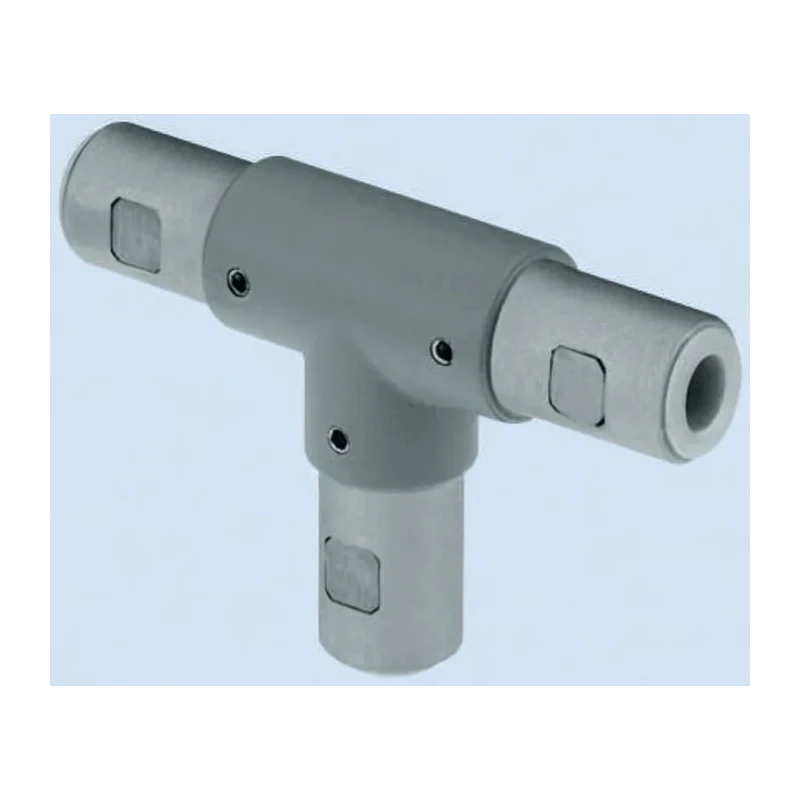 Rose+Krieger Aluminium 90° Connector for Strut Profile 40 mm, Compatible with Round Tube Size 40 mm 11403423025