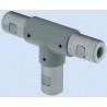 Rose+Krieger Aluminium 90° Connector for Strut Profile 40 mm, Compatible with Round Tube Size 40 mm 11403423025