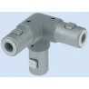 Rose+Krieger Die Cast Aluminium 90° Connector for 40 mm Strut Profile & 40 mm Round Tube 6m Length 11403422025