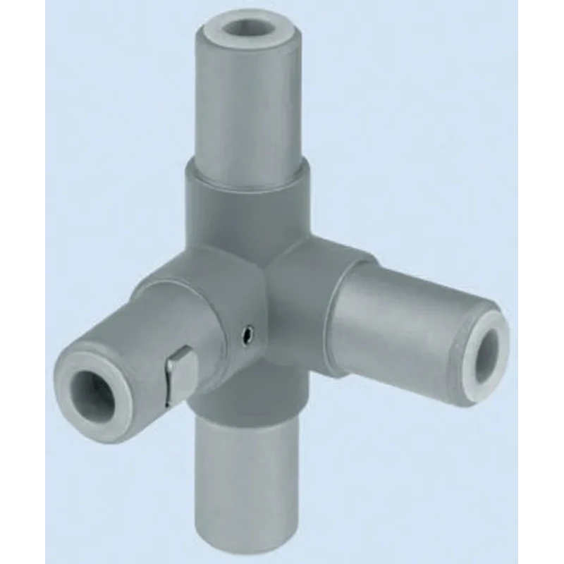 Rose+Krieger M8 90° Connector Connecting Component for Strut Profile 40 mm, Round Tube Size 40 mm 11403424025