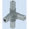 Rose+Krieger M8 90° Connector Connecting Component for Strut Profile 40 mm, Round Tube Size 40 mm 11403424025