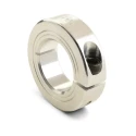 Ruland Aluminium One Piece Shaft Collar, Clamp Screw Fastening, 8 mm Bore Diameter, 18 mm OD, 9 mm Width MCL-8-A