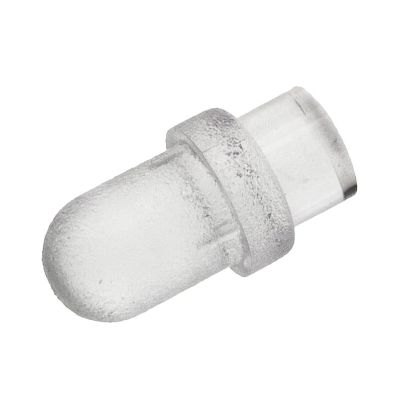 Bivar Panel Mount 1-Way Straight Rigid LED Light Pipe Clear Lens 3 mm PLP1-125