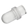 Bivar Panel Mount 1-Way Straight Rigid LED Light Pipe Clear Lens 3 mm PLP1-125