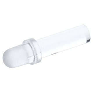 Bivar Panel Mount 1-Way Straight Rigid LED Light Pipe Clear, 3 mm PLP1-375
