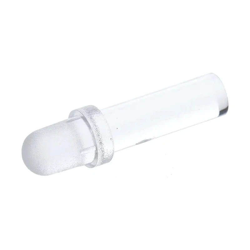 Bivar Panel Mount 1-Way Straight Rigid LED Light Pipe Clear, 3 mm PLP1-375