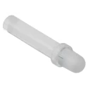 Bivar Panel Mount 1-Way Straight Rigid LED Light Pipe Clear Lens 3 mm PLP1-500
