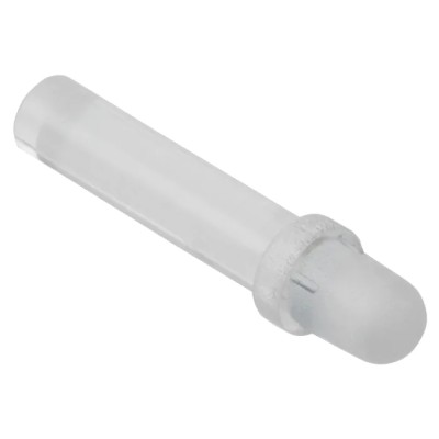 Bivar Panel Mount 1-Way Straight Rigid LED Light Pipe Clear Lens 3 mm PLP1-500