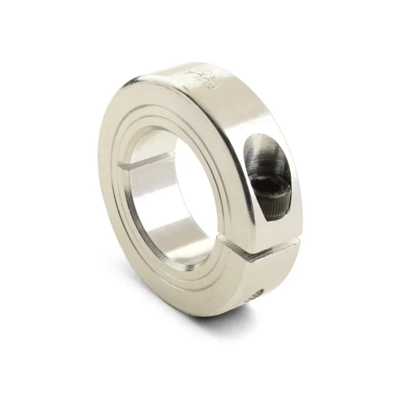 Ruland Aluminium One Piece Shaft Collar, Clamp Screw Fastening, OD 24 mm, Width 9 mm MCL-10-A