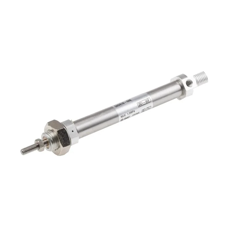 SMC Pneumatic Piston Rod Cylinder 50 mm Stroke Single Acting Aluminium Alloy Body C85N10-50S