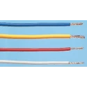 Alpha Wire Hookup Wire PVC Series Green Yellow, 22 AWG, 7x0.25 mm Strands, 0.35 mm² Cross Section, 30 m Length 3051 GY005