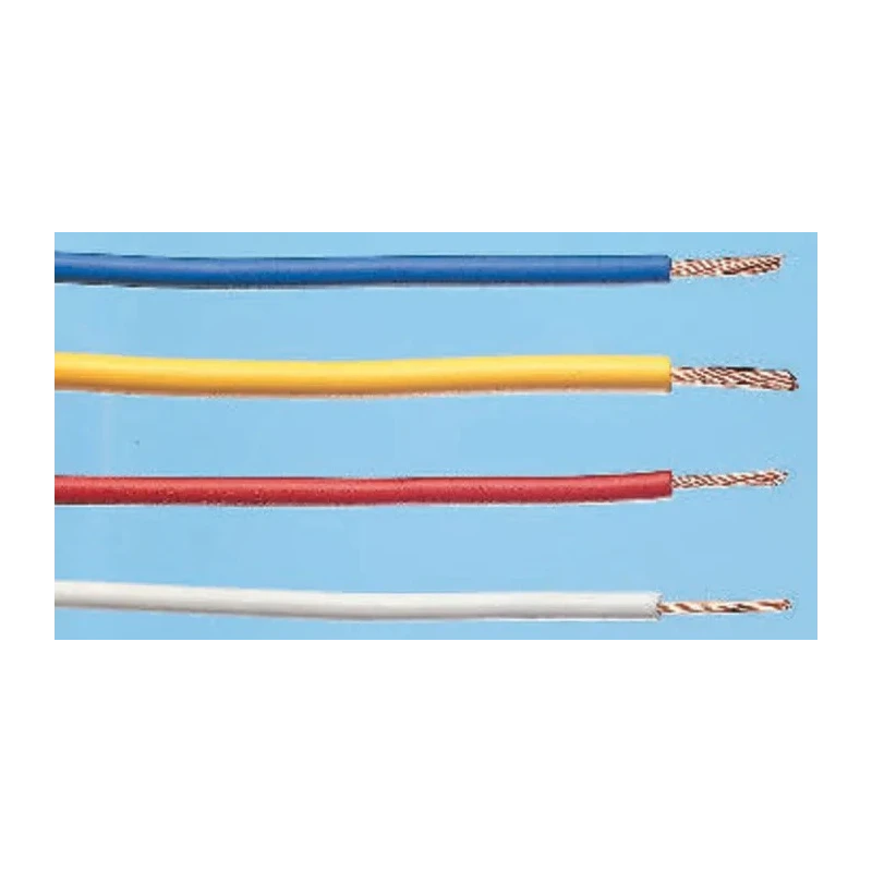 Alpha Wire Hookup Wire PVC Series Green Yellow, 22 AWG, 7x0.25 mm Strands, 0.35 mm² Cross Section, 30 m Length 3051 GY005