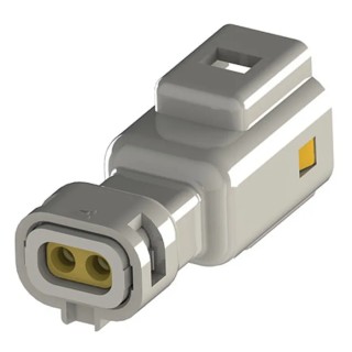 EDAC 560 Wire to Wire Connector Cable 2 Pole Crimp Termination 250V 3A 560-002-000-110