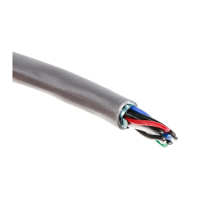 Alpha Wire Alpha Essentials Communication & Control Series Data Cable 4 Pairs 8 Cores 30 m Grey Polyvinyl Sheath 5474C SL005