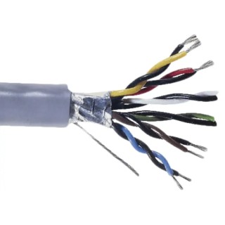 Alpha Wire Alpha Essentials Communication & Control Series Data Cable 6 Pairs 12 Cores 30 m Grey Sheath Polyvinyl 5476C SL005