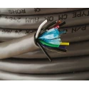 Alpha Wire Alpha Essentials Communication & Control Series Data Cable 6 Pairs 12 Cores 30 m Grey Sheath Polyvinyl 5476C SL005