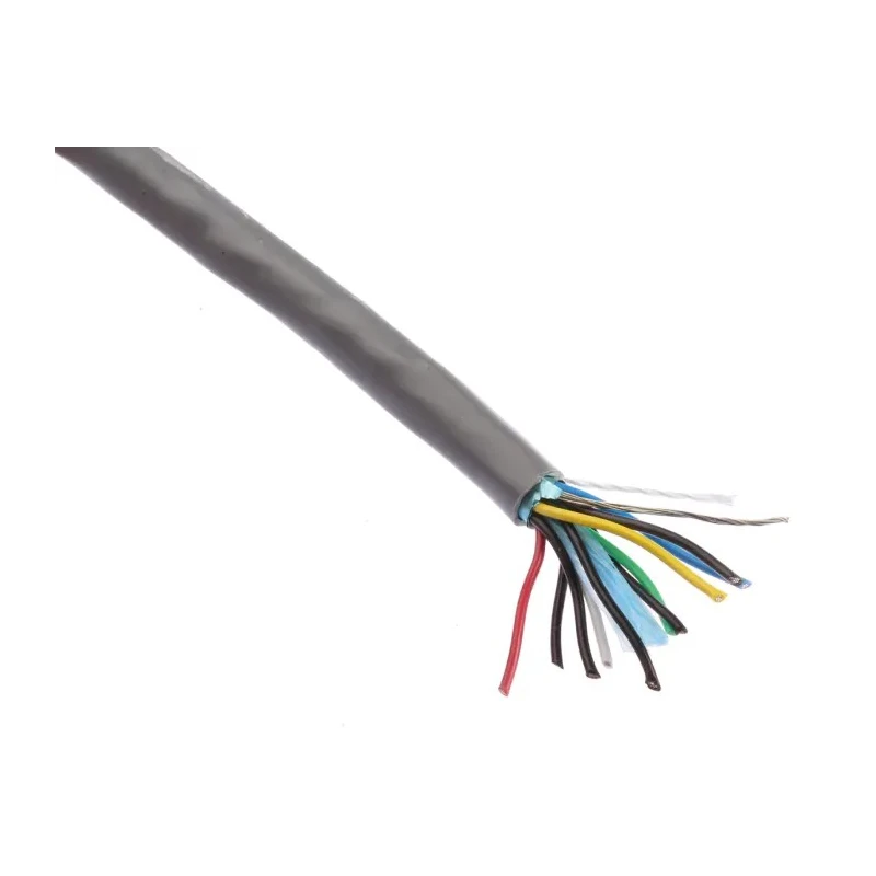 Alpha Wire Alpha Essentials Communication & Control Series Data Cable 5 Pairs 10 Cores 30 m Grey Sheath Polyvinyl 5475C SL005