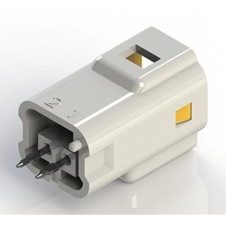 EDAC Compact Power Connector 2 Pole Surface Mount 3A 250V Brass Contacts Fibreglass Reinforced Polybutylene 560-002-420-101