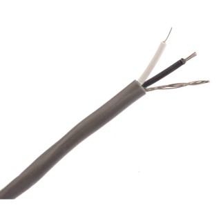 Alpha Wire Alpha Essentials Communication & Control Control Cable 2 Cores 0.56mm² 20 AWG Screened 30 m Grey 2411C SL005
