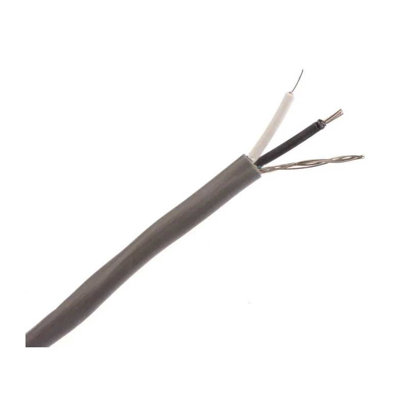 Alpha Wire Alpha Essentials Communication & Control Control Cable 2 Cores 0.56mm² 20 AWG Screened 30 m Grey 2411C SL005