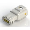 EDAC 560 Wire to Wire Connector Cable 3 Crimp 250V 3A 560-003-000-110