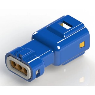 EDAC 3 Pole Wire to Wire Connector Cable 3 Crimp 3A 250V Polybutylene Terephthalate Housing 560-003-000-311