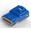EDAC 5-Pole Wire to Wire Connector Cable 3A 250V Phosphor Bronze Contacts Polybutylene Terephthalate Housing 560-005-000-311