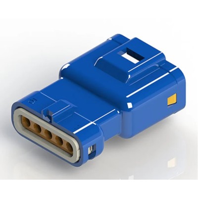 EDAC 5-Pole Wire to Wire Connector Cable 3A 250V Phosphor Bronze Contacts Polybutylene Terephthalate Housing 560-005-000-311