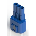 EDAC 3 Pole Wire to Wire Connector Cable 300V 10A Crimp Termination 572-003-000-300