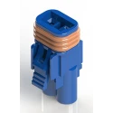 EDAC Wire to Wire Connector Cable 2 Pole Crimp 300V 10A 572-002-000-400