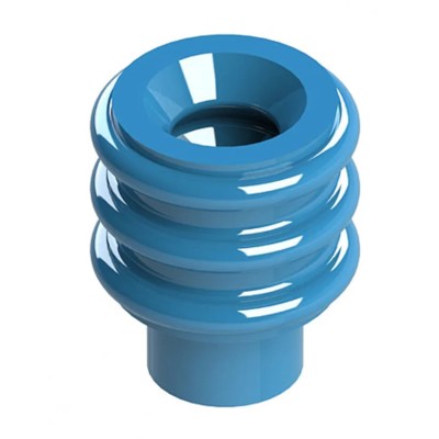 EDAC Wire Seal Accessory for Waterproof Connector, Silicone Rubber, Blue, Series 570 570-260-002