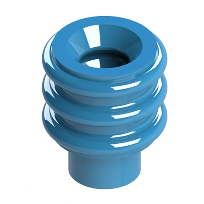 EDAC Wire Seal Accessory for Waterproof Connector, Silicone Rubber, Blue, Series 570 570-260-002